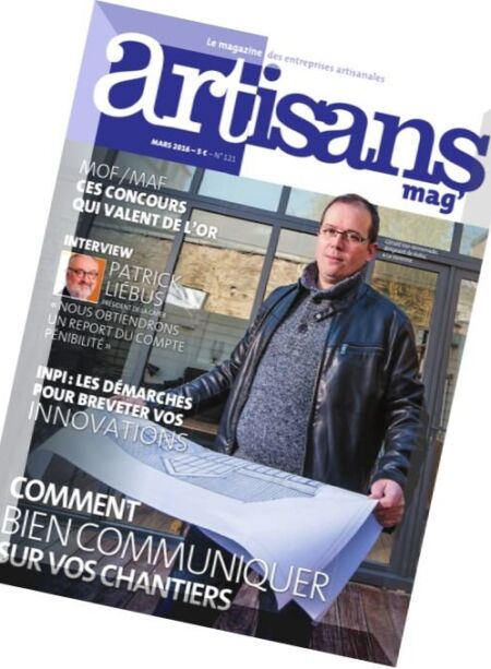 Artisans Mag’ – Mars 2016 Cover