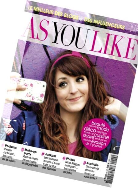 As You Like – N 6, 2016 Cover
