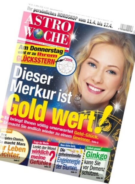 Astrowoche – Nr.15, 6 April 2016 Cover