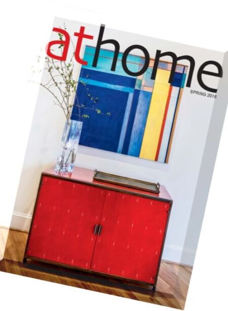 AtHome Magazine – Spring 2016 Cover