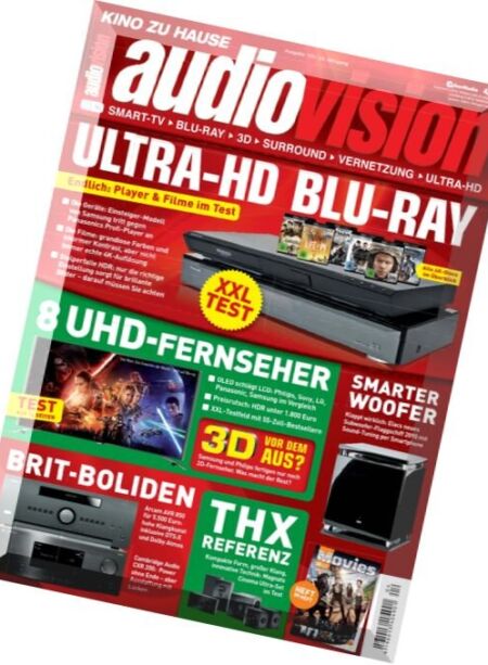 Audiovision Magazin – April 2016 Cover