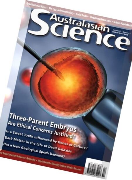 Australasian Science – March 2016 Cover