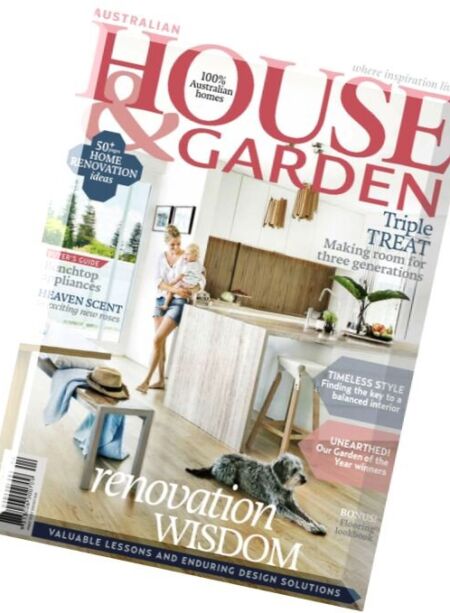 Australian House & Garden – April 2016 Cover