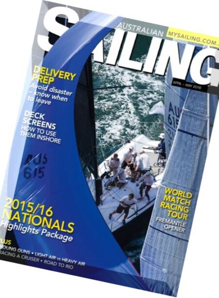 Australian Sailing – April-May 2016 Cover