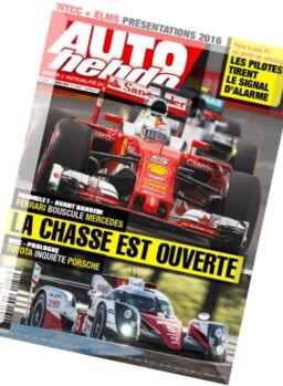 Auto Hebdo – 30 Mars 2016