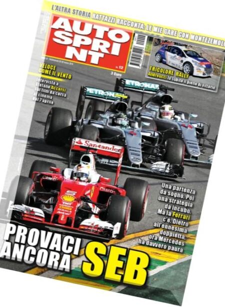 Auto Sprint – 22 Marzo 2016 Cover