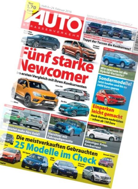 Auto Strassenverkehr – N 06, 24 Februar 2016 Cover