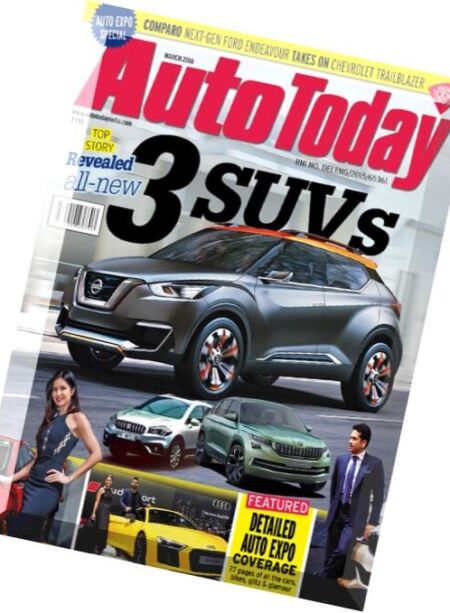 Auto Today – March 2016 Cover