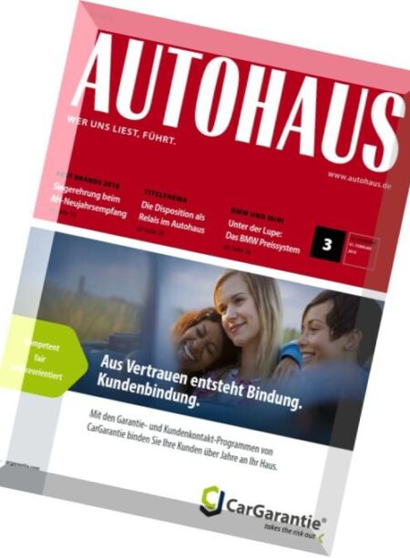 Autohaus – Nr.3 2016 Cover