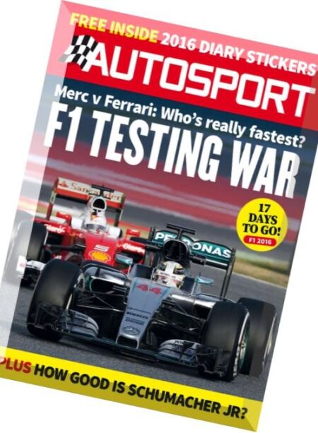 Autosport – 3 March 2016 Cover