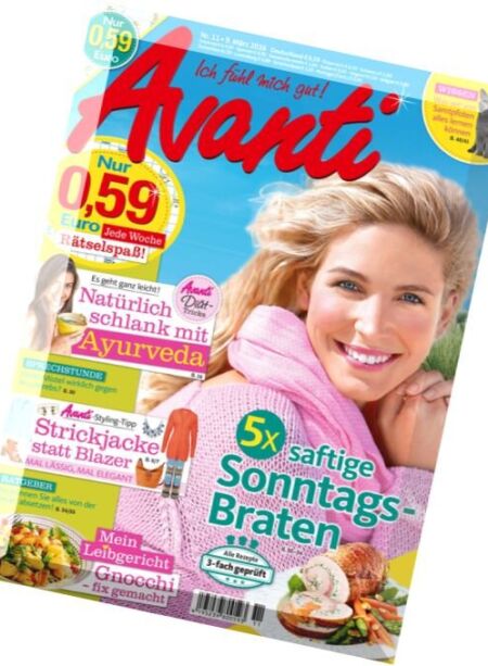 Avanti – 9 Marz 2016 Cover