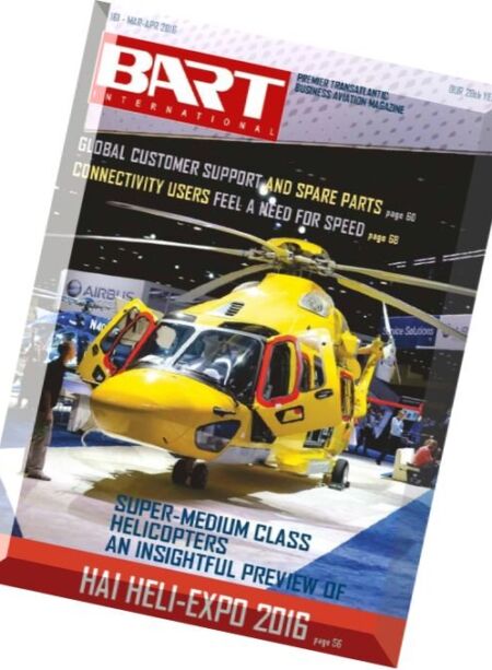 Bart International – March-April 2016 Cover