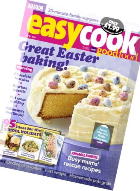 BBC Easy Cook – April 2016 Cover