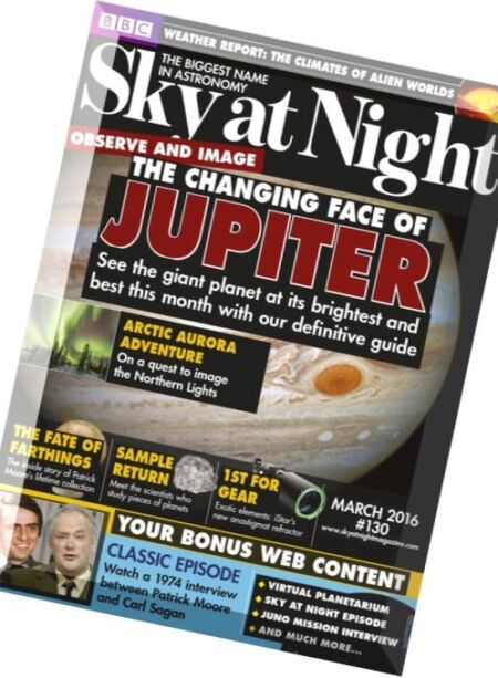 BBC Sky at Night – March 2016 Cover