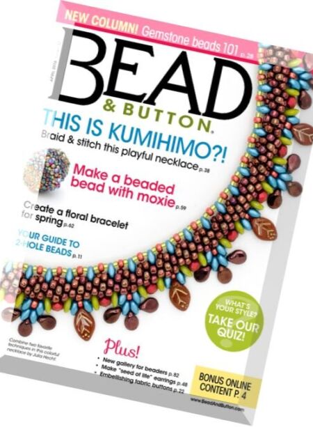 Bead & Button – April 2016 Cover