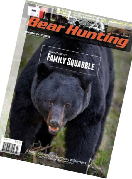 Bear Hunting – March-April 2016 Cover