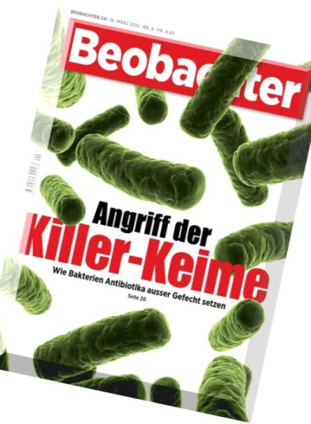 Beobachter – 18 Marz 2016 Cover