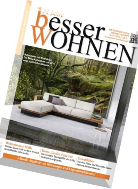 besser WOHNEN – Marz 2016 Cover