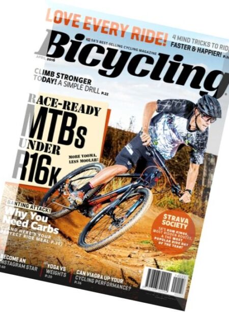 Bicycling South Africa – April 2016 Cover