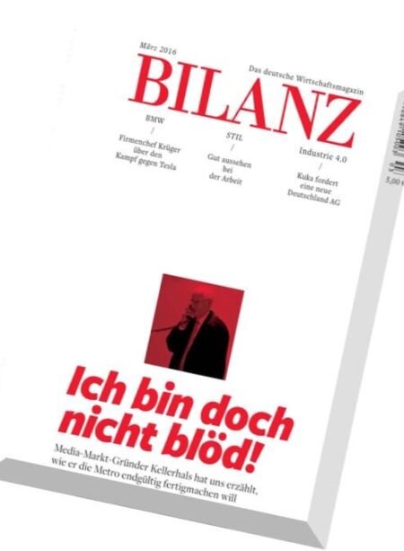 Bilanz – Marz 2016 Cover