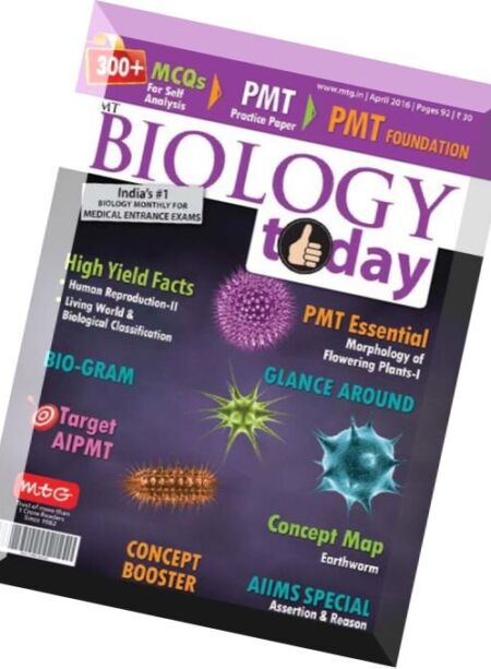 Biology Today – April 2016 Cover