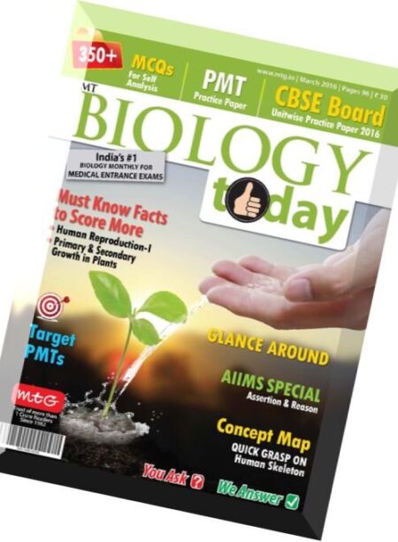 Biology Today – March 2016 Cover