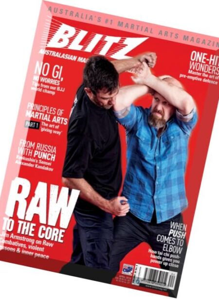 Blitz Martial Arts Magazine – April 2016 Cover