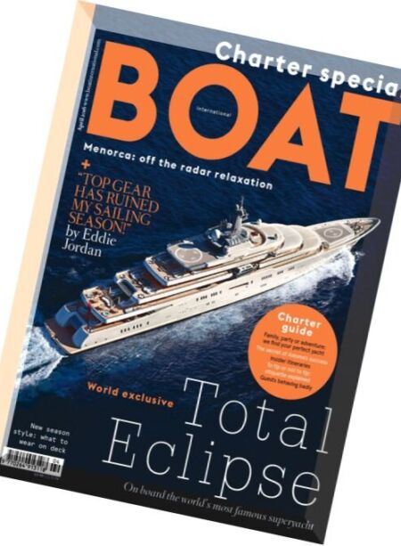 Boat International – April 2016 Cover