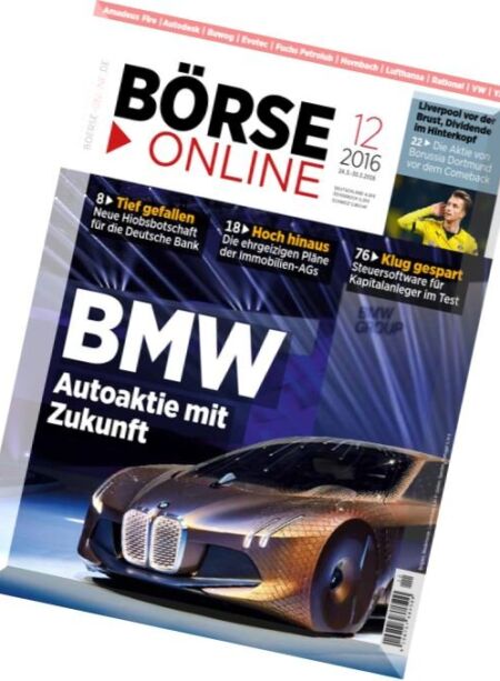 Borse Online – 24 Marz 2016 Cover