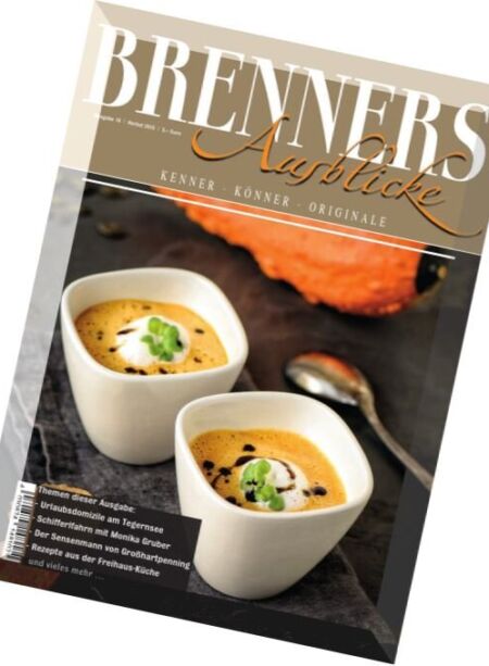 Brenners Ausblicke – Autumn 2015 Cover
