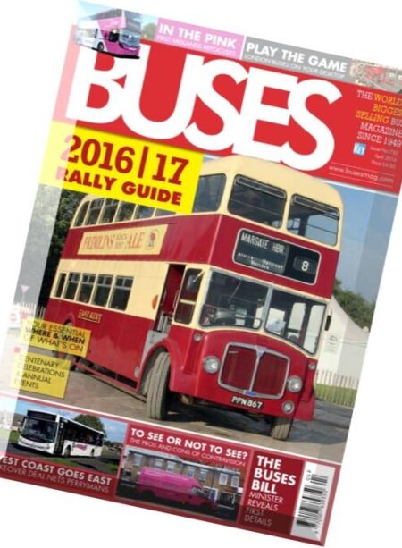 Buses Magazine – April 2016 Cover