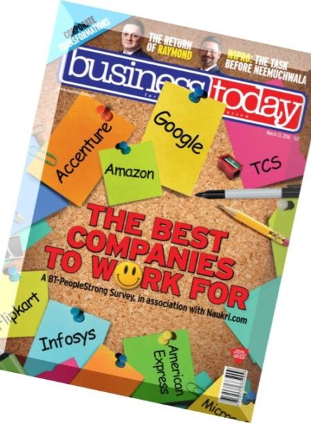 Business Today – 13 March 2016 Cover