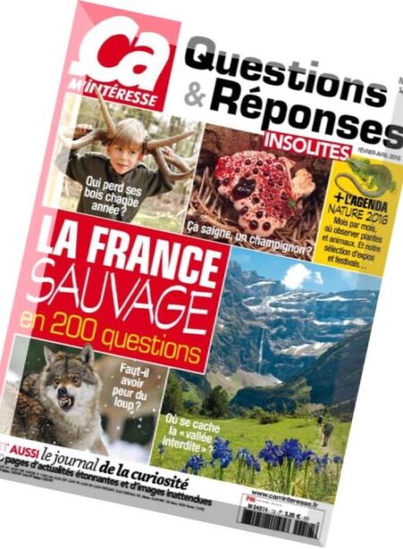 Ca M’Interesse Questions & Reponses – Fevrier-Mars-Avril 2016 Cover