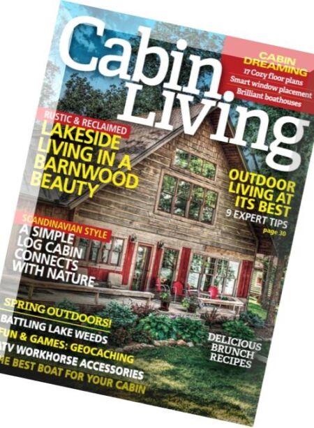 Cabin Living – April 02016 Cover
