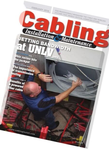 Cabling Installation & Maintenance – February 2016 Cover