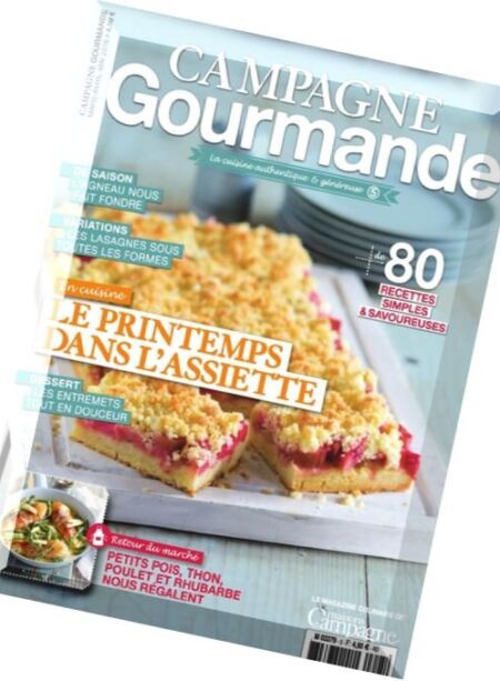 Campagne Gourmande – Mars-Mai 2016 Cover