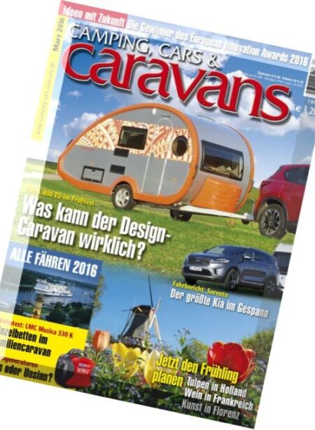 Camping Cars & Caravans – Marz 2016 Cover