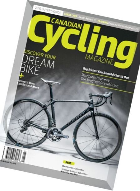 Canadian Cycling – April-May 2016 Cover