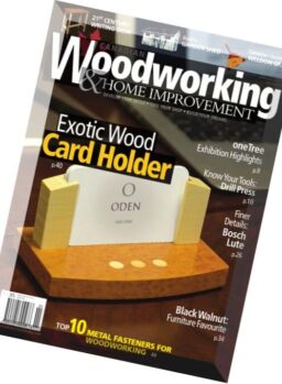 Canadian Woodworking & Home Improvement – N 101, April-May 2016