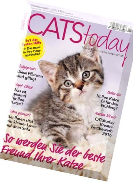 Cats Today – Nr.1, 2016 Cover