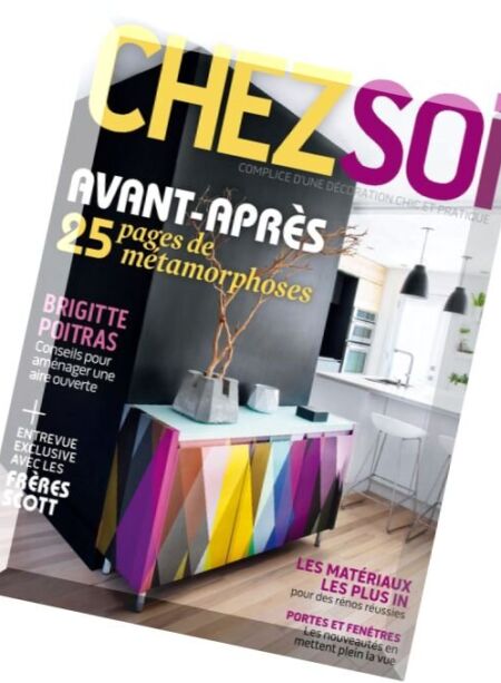 Chez Soi – Avril 2016 Cover