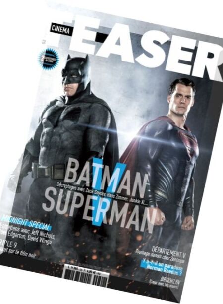 Cinema Teaser – Mars 2016 Cover