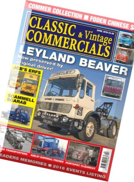 Classic & Vintage Commercials – April 2016 Cover