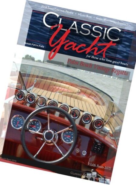 Classic Yacht – March-April 2016 Cover