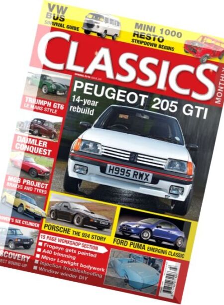 Classics Monthly – Spring 2016 Cover