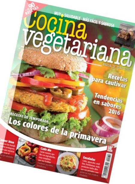 Cocina Vegetariana – Abril 2016 Cover