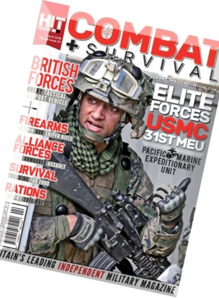 Combat & Survival – April 2016 Cover