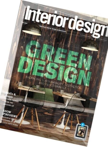 Commercial Interior Design – March 2016 Cover