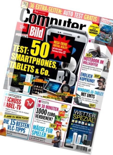 Computer Bild – Nr.6, 2016 Cover