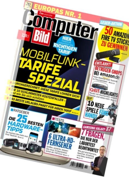 Computer Bild – Nr.7, 2016 Cover